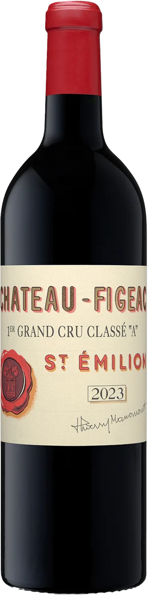 Figeac 2025 by Château Figeac, Saint-Émilion Grand Cru, red wine bottle