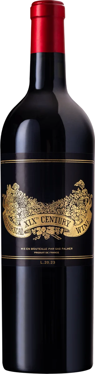 Palmer Historical XIX L.20.23 NV by Château Palmer, Vin de France, red wine bottle