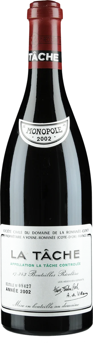 DRC la Tâche 1998 by Domaine de la Romanée Conti, La Tâche Grand Cru, red wine bottle